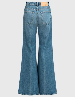 Washed-Out Wide-Leg Jeans Gwynne