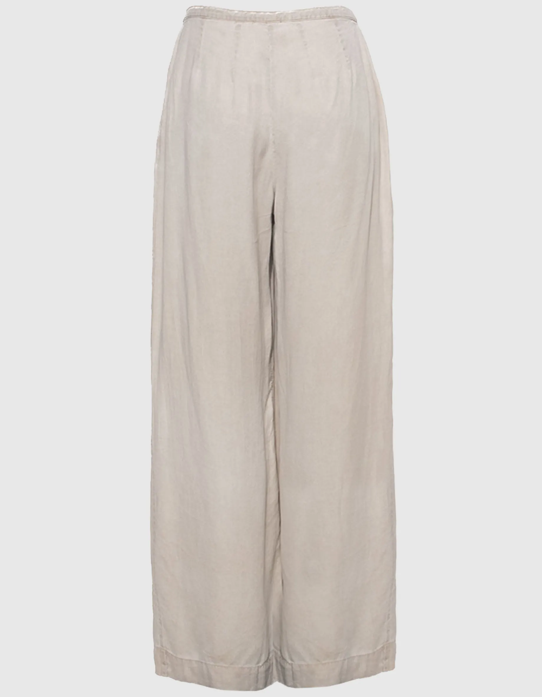 Wide-Leg Bundfaltenhose