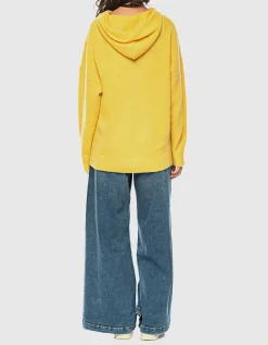 Wide-Leg Bundfalten-Jeans