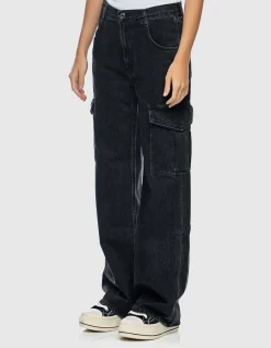 Wide-Leg Cargo-Jeans Minka