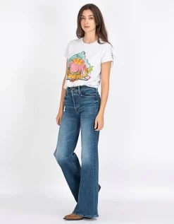 Wide-Leg High-Rise Jeans