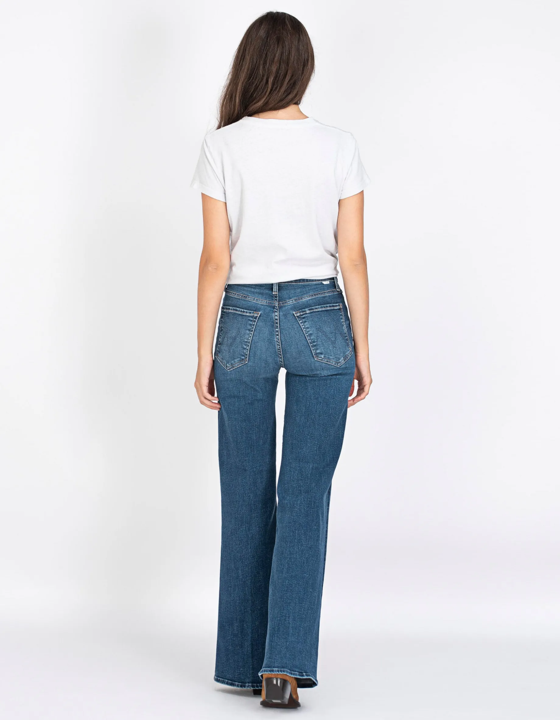 Wide-Leg High-Rise Jeans