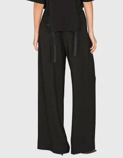 Wide-Leg Hose mit elastischem Bund