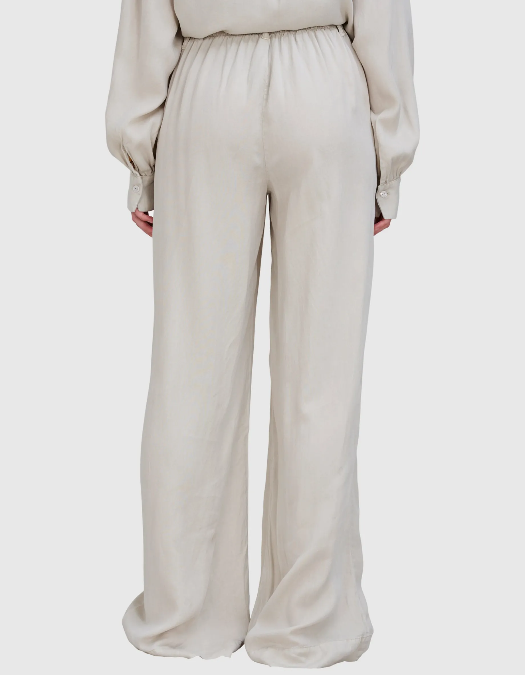 Wide-Leg Hose mit elastischem Bund