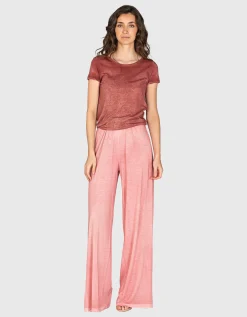 Wide-Leg Hose mit elastischem Bund