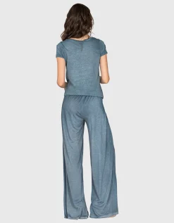 Wide-Leg Hose mit elastischem Bund