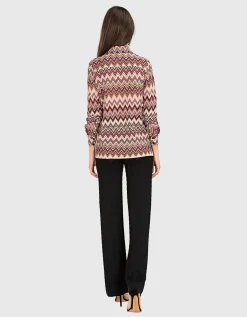 Wide-Leg Hose mit elastischem Bund