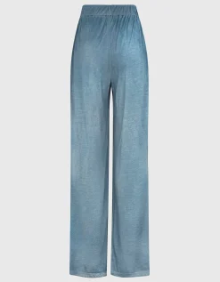 Wide-Leg Hose mit elastischem Bund