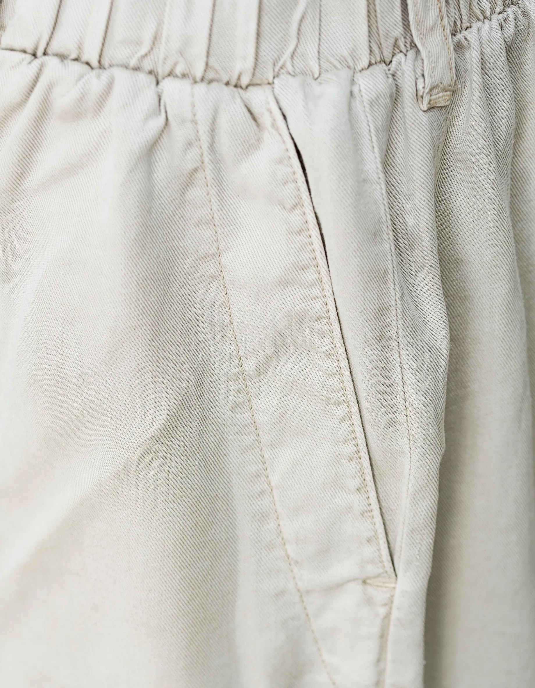 Wide-Leg Hose mit elastischem Bund