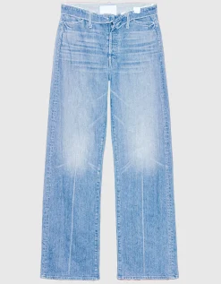 Wide-Leg Jeans mit Bundumschlag
