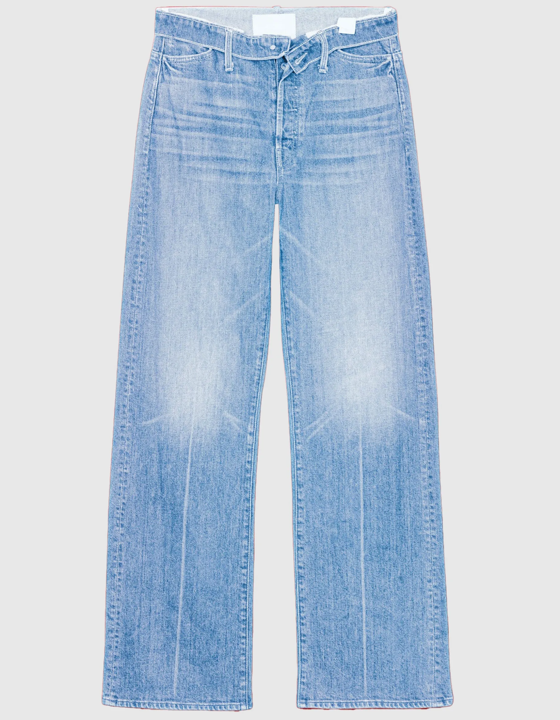 Wide-Leg Jeans mit Bundumschlag