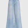 Wide-Leg Jeans mit Destroyed-Details