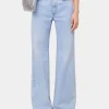 Wide-Leg Jeans mit Metall-Details