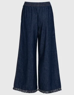 Wide-Leg Jeans Rhiannon mit Fransen