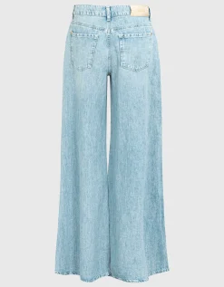 Wide-Leg Jeans Willow mit Leinen-Anteil