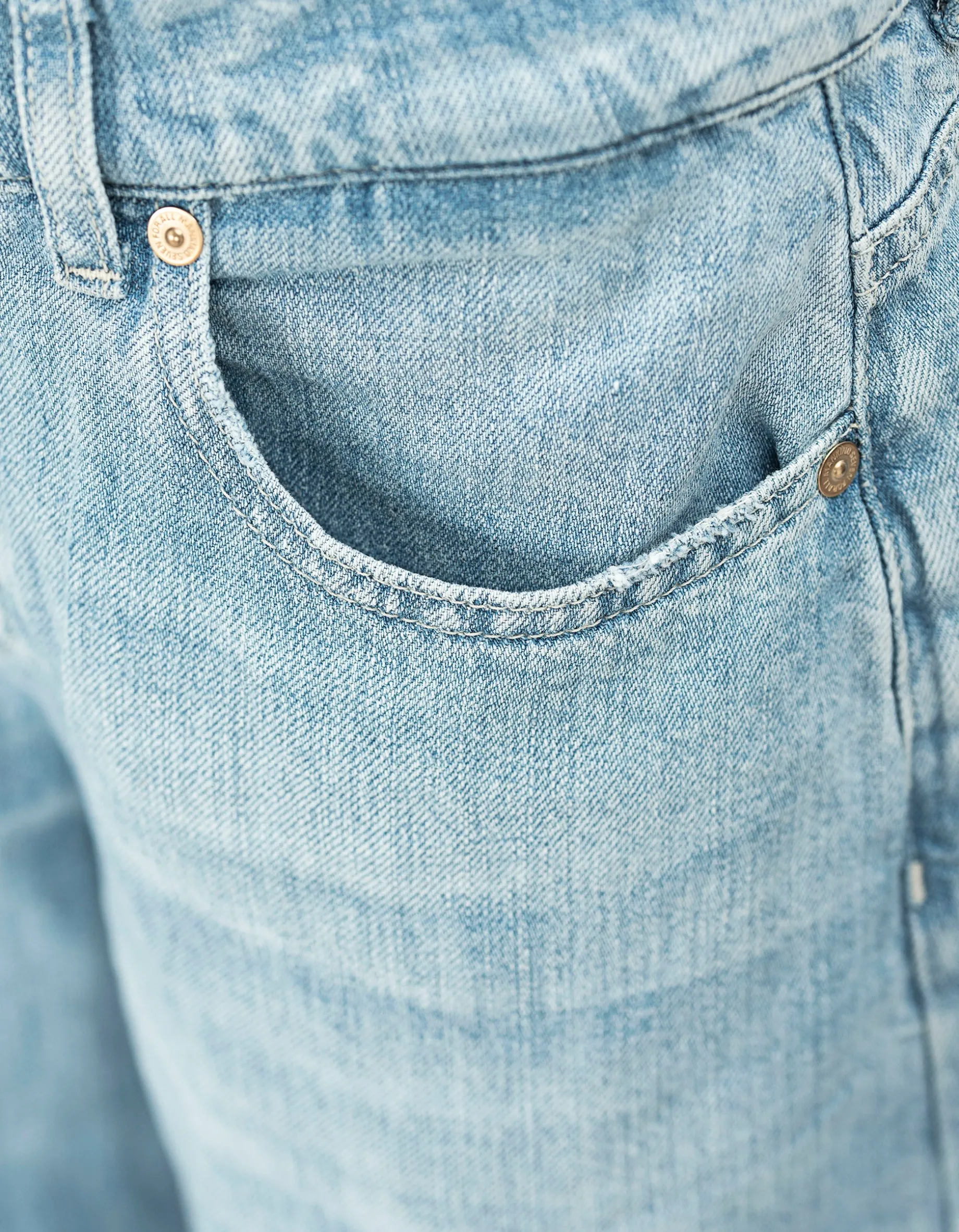 Wide-Leg Jeans Willow mit Leinen-Anteil