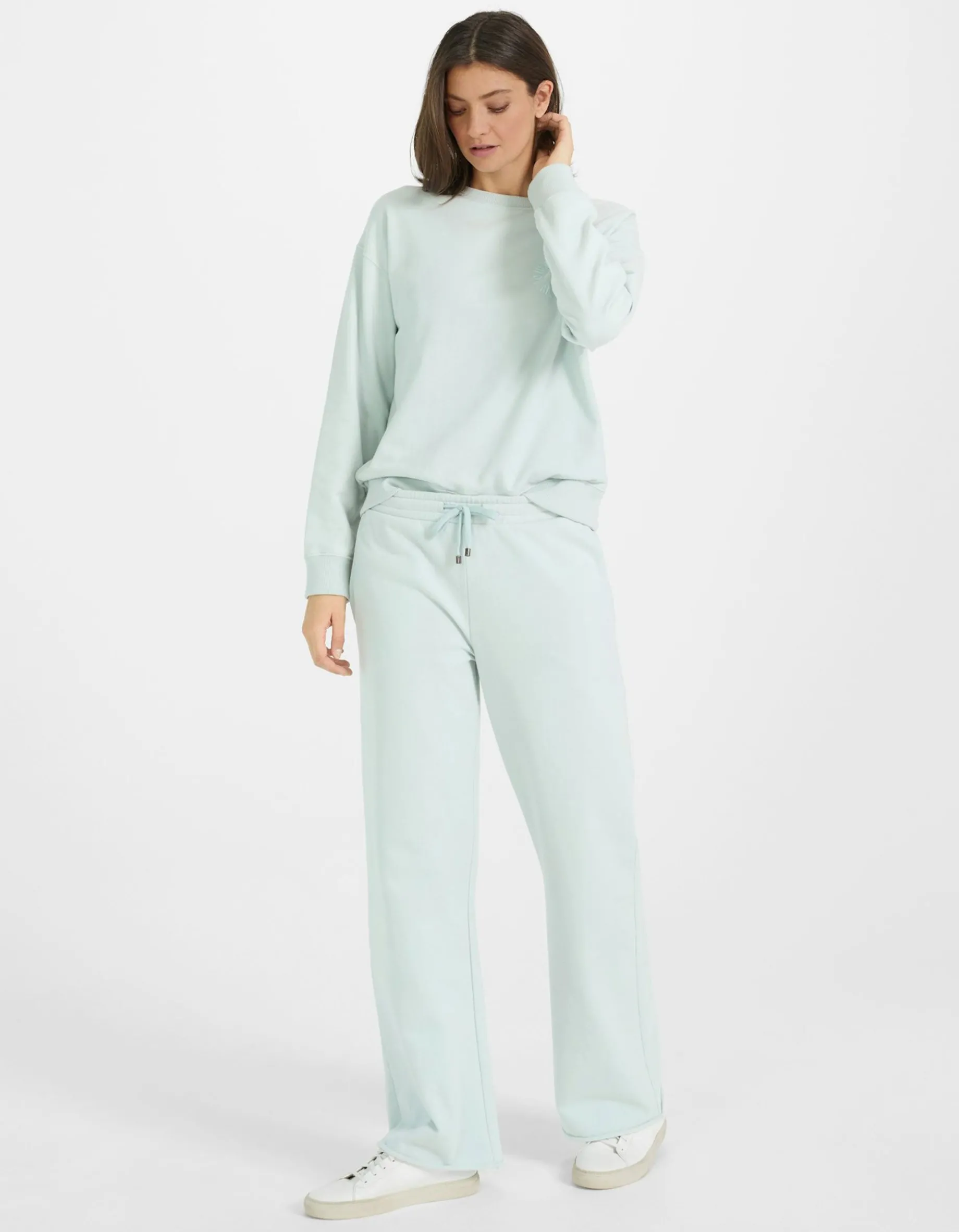 Wide-Leg Jogginghose