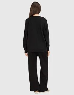 Wide-Leg Jogginghose