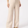 Wide-Leg Leinen-Hose