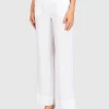 Wide-Leg Leinen-Hose