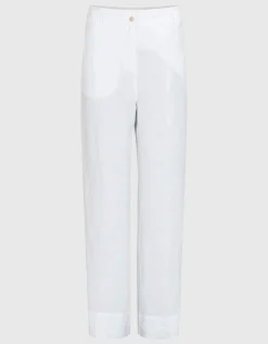 Wide-Leg Leinen-Hose