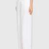 Wide-Leg Leinen-Mix Hose
