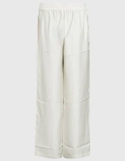 Wide-Leg Seiden-Hose