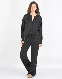Wide-Leg Seiden-Hose Bella