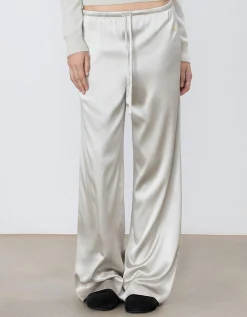 Wide-Leg Seiden-Hose Brody
