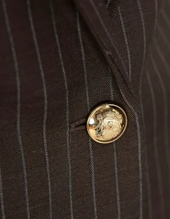 Woll-Blazer Diane mit Nadelstreifen
