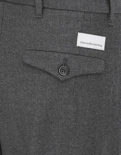 Woll-Mix Bundfalten-Culotte