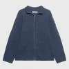 Zip Up Woll-Cardigan mit Kaschmir-Cardigan